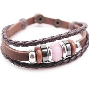 Cowhide Couple Bracelets Bracelets For Men And..