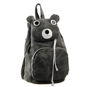 Lovely Cute Cartoon Bear Leisure Canvas Backpack -..