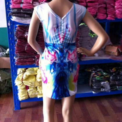 Printed Sexy Two-piece Dress on Luulla