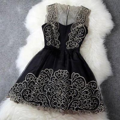 Black Lace Dress #100