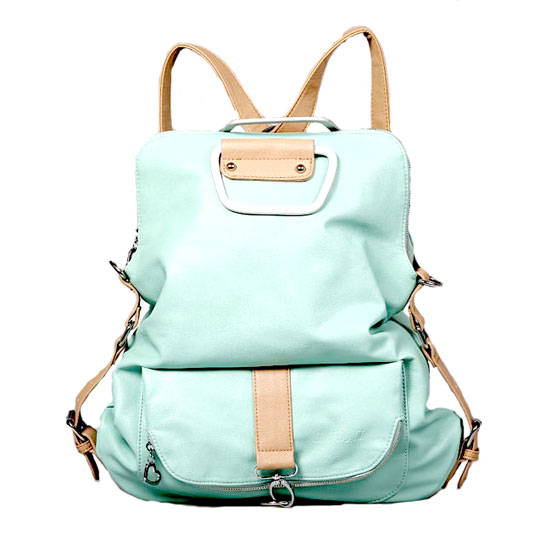 Multifunction Backpack Mint Green & Handbag&shoulder Bag