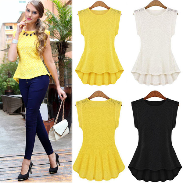 peplum t shirt tops